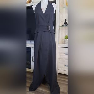 Formal party women party dress  size 42 (medium size 6-8) color black used